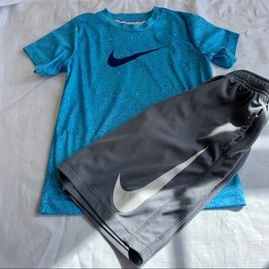 Nike Dri-Fit Little Boys Shirt/Short Set